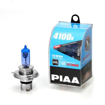 PIAA Motorcycle Headlight Bulb H4 135/125W Halogen 4100K Brightness High Earthquake Resistance 20G Pack of 1 MB111
