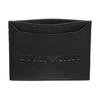 Emporio Armani Simple Lychee Grain Brand Logo Folded Card Slot Leather Coin Purse Men wallet Black Y4R568-YQ13X-80648