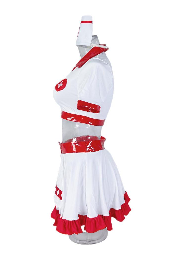 Sexy Nurse Role Play Lingerie Set for Women - New Style T968
