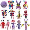 The Amazing Digital Circus Plush Clown Ragatha Pomni Cartoon Jax Doll Joker Plush Soft Stuffed Sofa Decorate Christmas Gifts