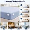 Sheet Suspender for King Queen Bed Corners Holder, Adjustable Non Slip Keep Firm Tight In Place Easy Install Mattress Gripper Clamps, Heavy