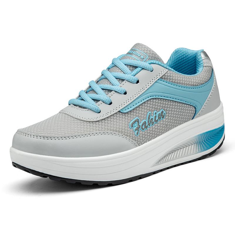 

2023 Women s Rocking Sneakers: Breathable Mesh, Thick Sole Platform, Casual & Running Shoes. 40