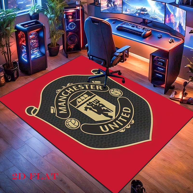 Man Utd  Carpet Rug for Living Room Bedroom Home Sofa Decoration,Kids Play Nonslip Floor Mat