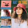 Foldable Waterproof Bucket Hat Packable Uv Protection Summer Hats Adjustable Beach Hat With Chin Strap