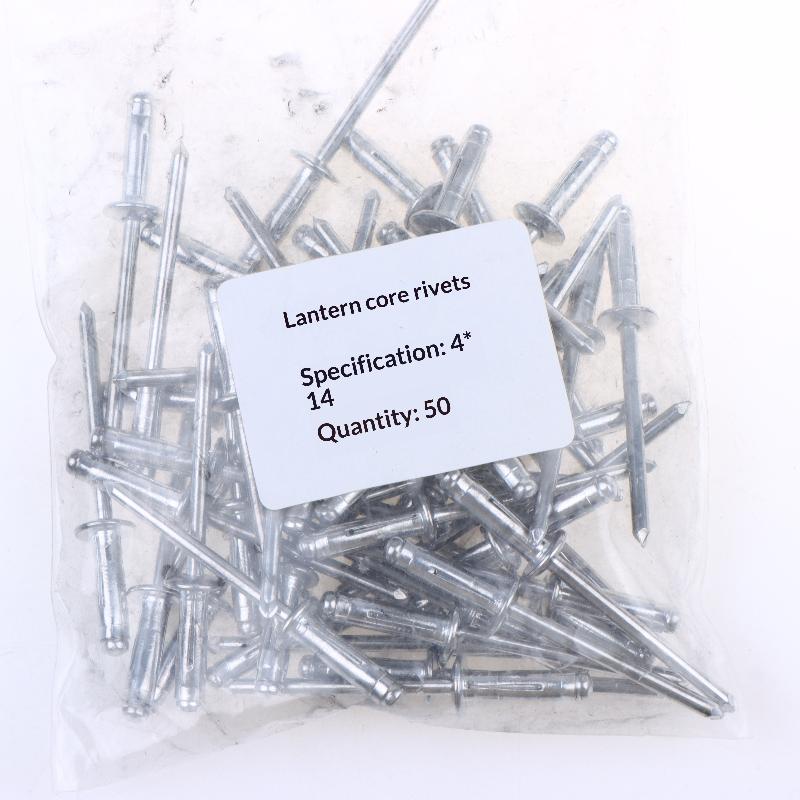 50Pcs Round Head Trifold Rivet Aluminum Alloy Blind Rivets Assortment Kit For Wood Plastic Metal Car Diy Repaired Fasteners