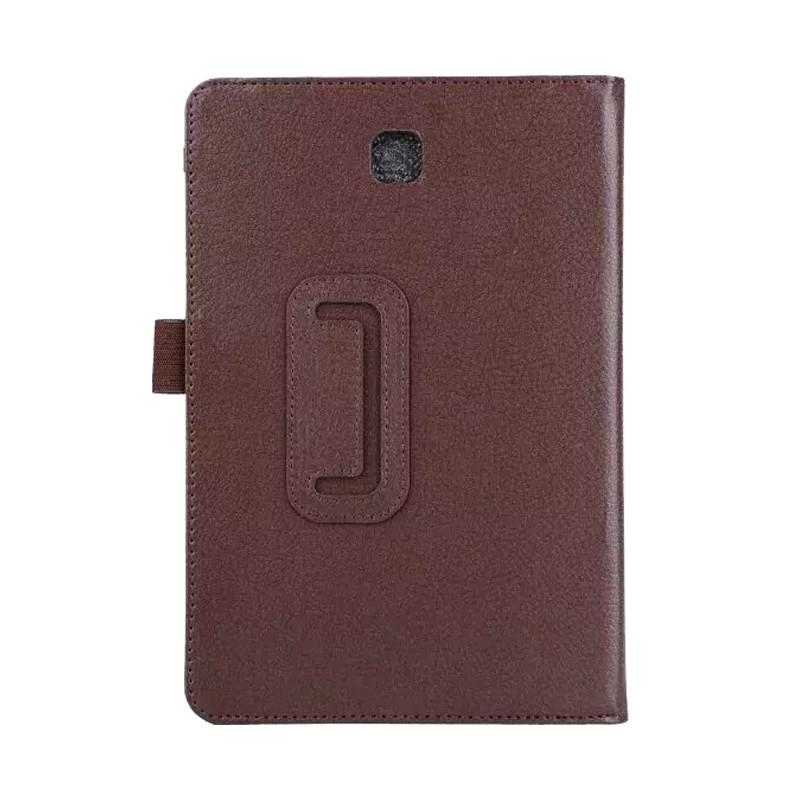 

Чехол из искусственной кожи с подставкой для Samsung Galaxy Tab A 8,0 2015 SM-T355 SM T350 T355 P350 P355, раскладной чехол для смарт-планшета Tab A6 7.0 2016 T280 коричневый