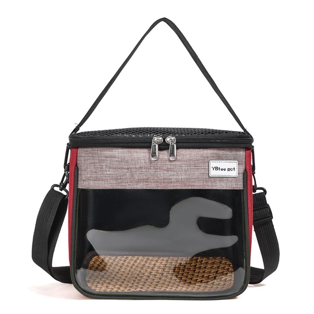Clear Window Pet  Carrier Bag Breathable Small Pet Carrier Hamster Carry Bag  Outdoor Use