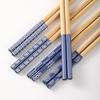 Premium Natural Bamboo Chopsticks: Non-slip, Mildew-Resistant, High-Temperature Tolerant, Unpainted and Ideal for Home.