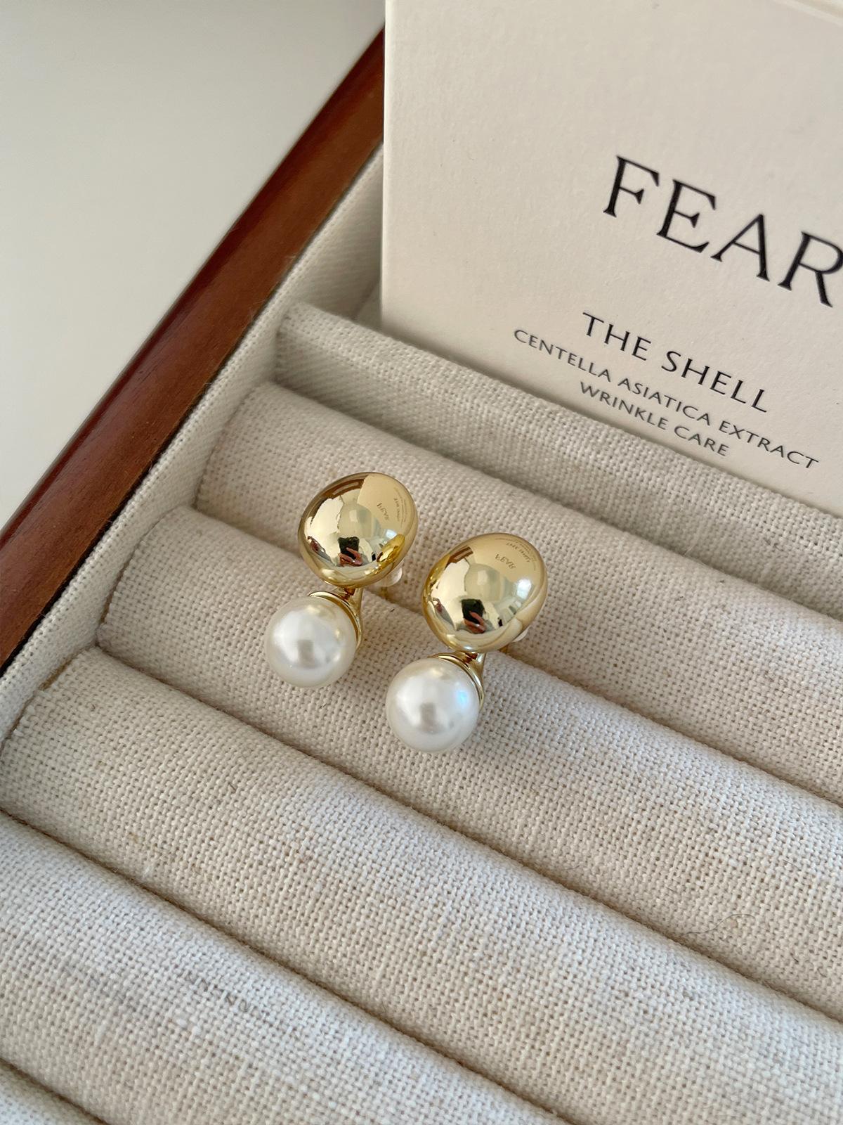 

Срібні голки 925 проби, сережки-пусети Doudou з підвісками, жіночі вишукані ретро перлинні сережки, нішеві висококласні зимові новинки 925 Silver Needle