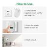 Portable Air Purifier US UK EU Plug Plug-In Air Purifier Odor Removal Air Ionizer  Living Room