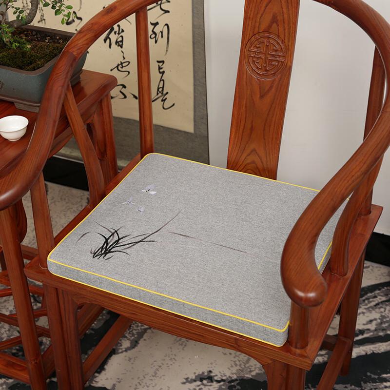 New Chinese Style Non-Slip Cotton Chair Cushion