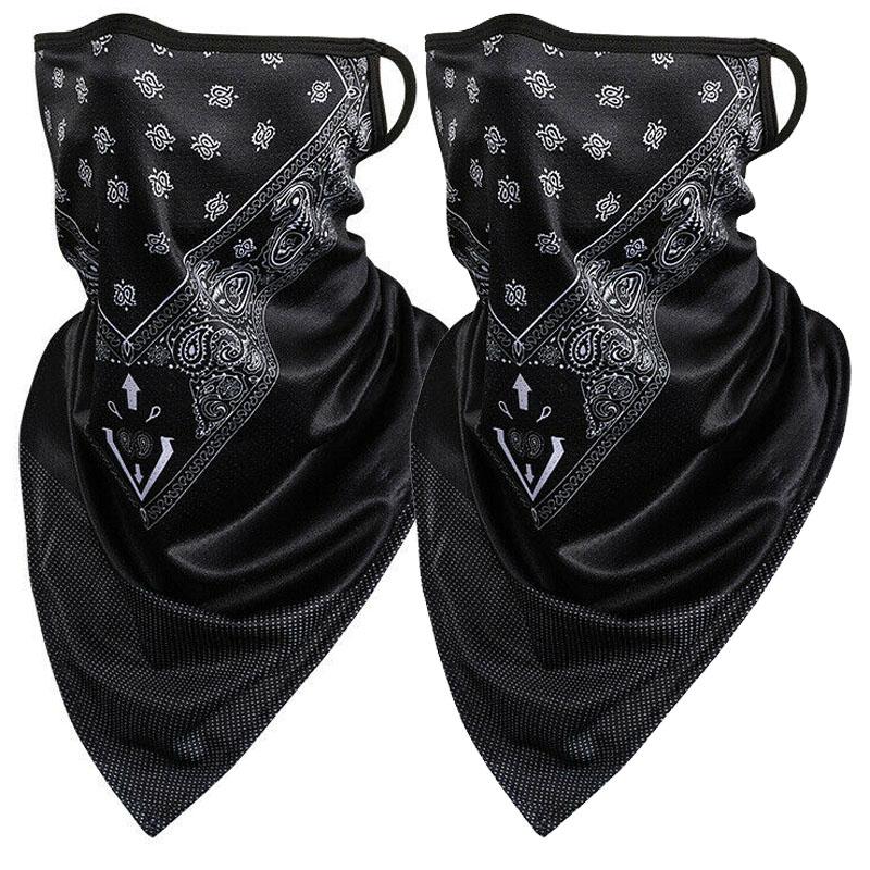 1/2Pcs Motorcycle Balaclava Camouflage Face Ice Silk Mask Anti-UV Running Riding Face Shield Sports Headwrap Moto Accessories