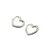 Korean Peach Heart Shaped Earrings for Women - Chic, Elegant, and Trendy