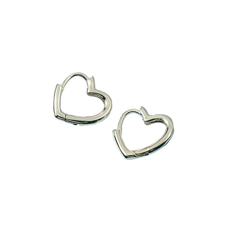 Korean Peach Heart Shaped Earrings for Women - Chic, Elegant, and Trendy