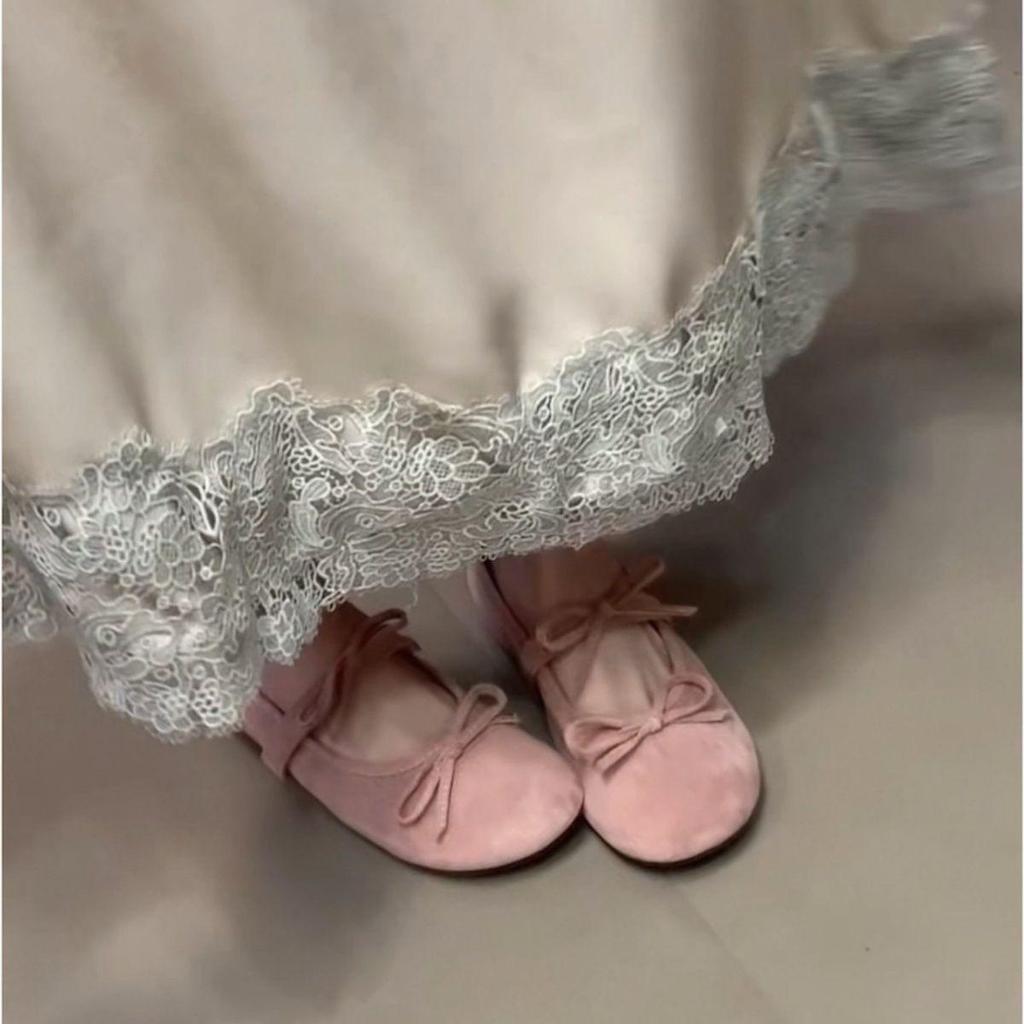 Damskor Vår & Höst 2025 Ballerinaskor - Mary Janes med fransk rosett