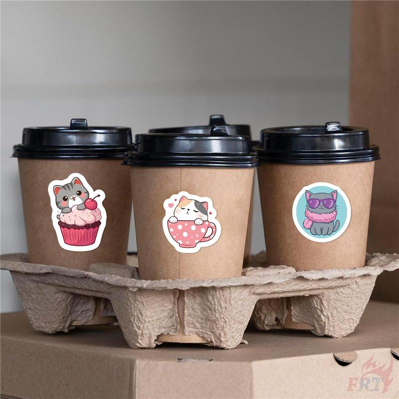 500Pcs/Roll Q Sweet Cat Kids Rewards Stickers - DIY Scrapbooks Album Decor Sealing Label Decals