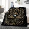 1pc Fantasy Landscape Adventure flannel Blanket for Super Soft Cute Comfort Blanket for Travel Bedding Couch Sofa Blanket Y82555