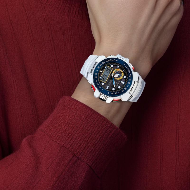 Casio G-SHOCK Marine Series Intelligent Tide Moon LED Light Six Bureau Radio Solar Quartz Movement Resin Strap Japanese and Korean Watch GWN-1000E-8A