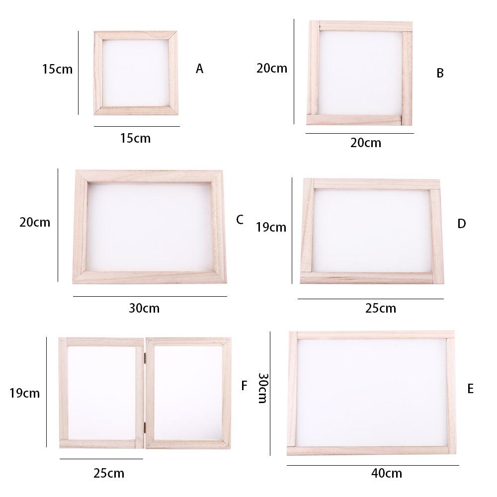 Making   Kit Handcraft Wooden paper holder Mould Screen Frame Paper Making Screen Screen Frame