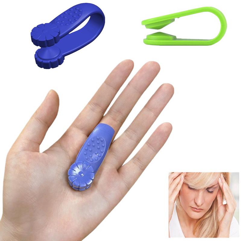 Plum Blossom Finger Joint Masážní klip Tiger Point Masážní spona na ruce Meridian Massager Akupresurní klip pro palce Bolesti hlavy Krevní oběh