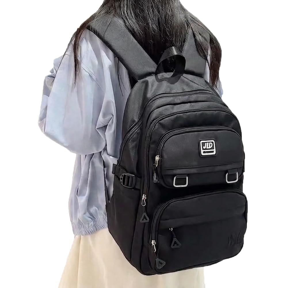 Large for High Elementary Middle Lightweight Casual Outdoor [ZESU] Women's Backpack, Capacity, School, Commuting, School, School, School, Girls, Bag,