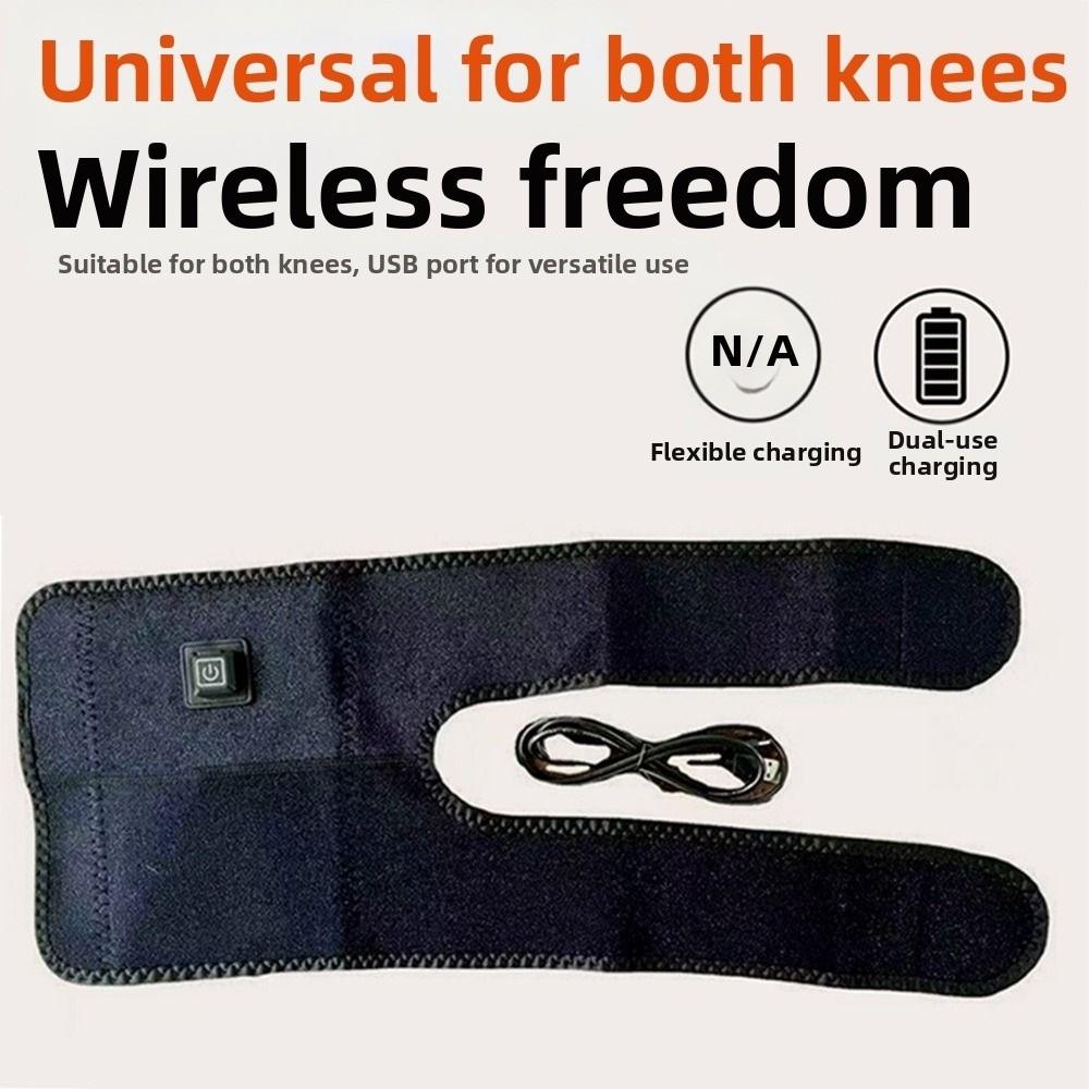 3 Heat Levels Electric Heating Massager Black Heating Vibration Massager  Arthritis Prevention