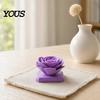 Stable Base Rose Ornament Flower Ornament, Non-Slip Compact 3D Printed High-end Textured Figurine Durable PLA Creative Artwork, for Home