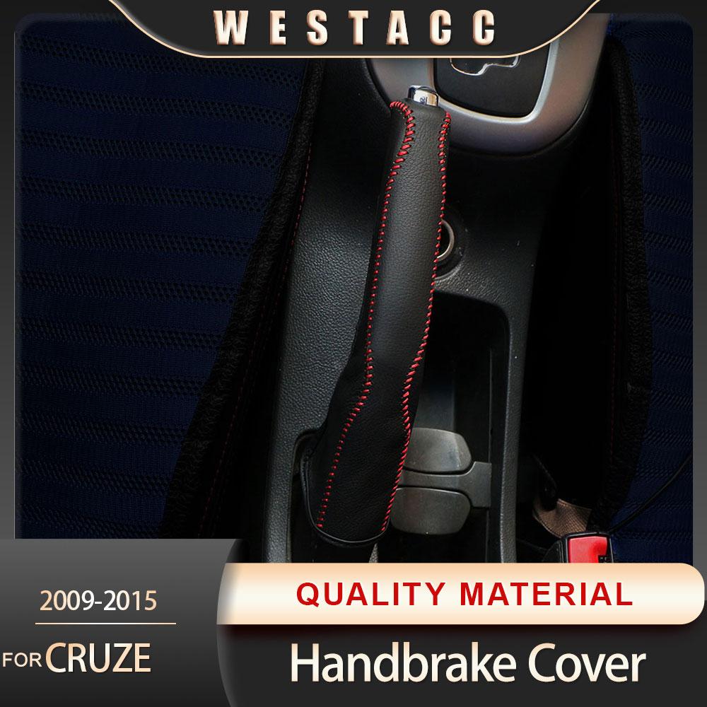 Auto-Leder-Getriebe-Handbremsen-Abdeckung, Handbremsgriff für Chevrolet Cruze Limousine Schrägheck 2009–2015, Innenausstattung