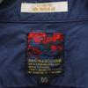 unused BRU NA BOINNE Long sleeve Cotton shirt OO Navy Men's Used