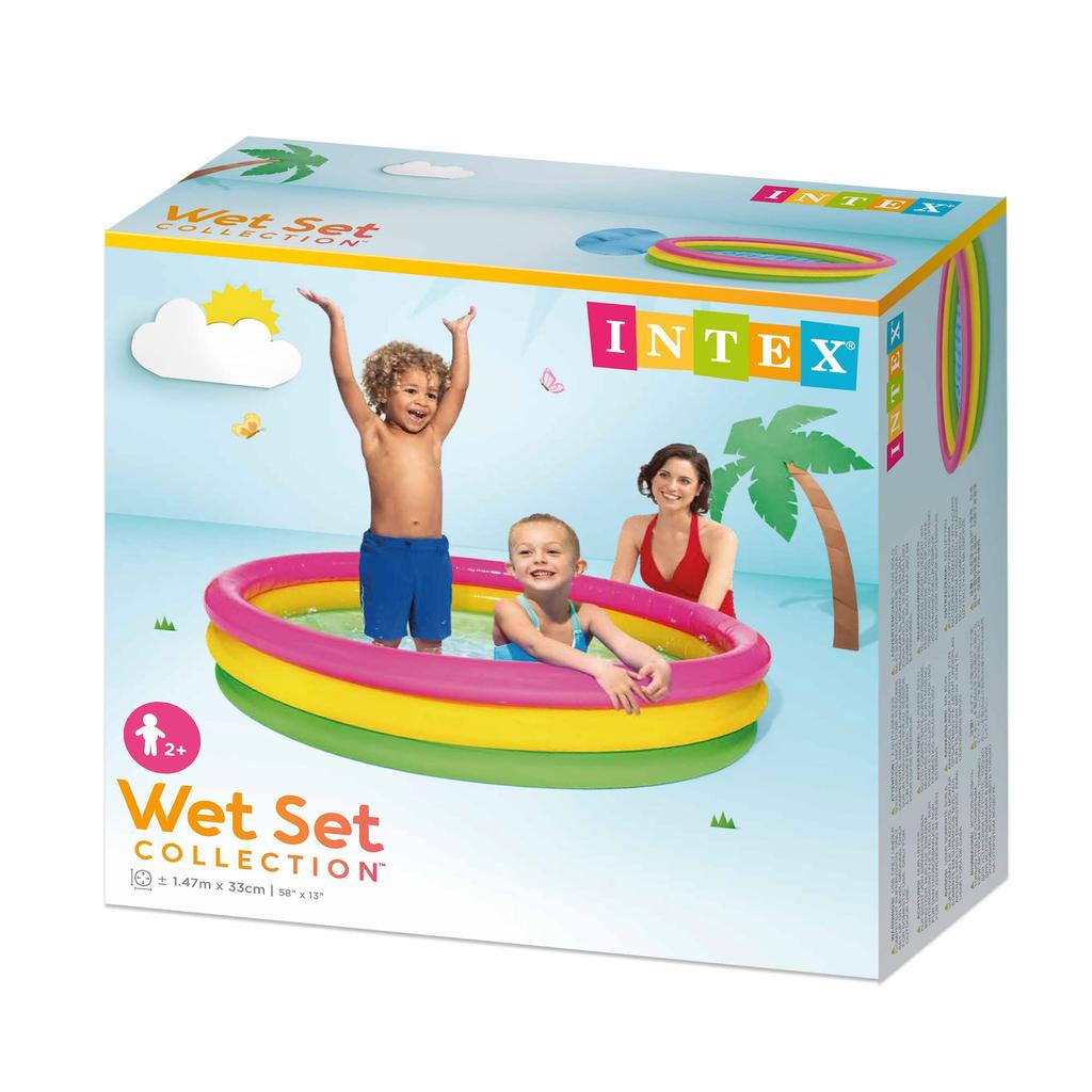INTEX Sunset Glow Pool 147 x 33 cm 57422 Japanese [Genuine Product]