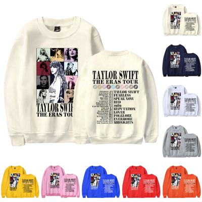Women's Fashion Casual Long Sleeved Round Neck Letter Printing Loose Plush Pullover With Rope Hoodie