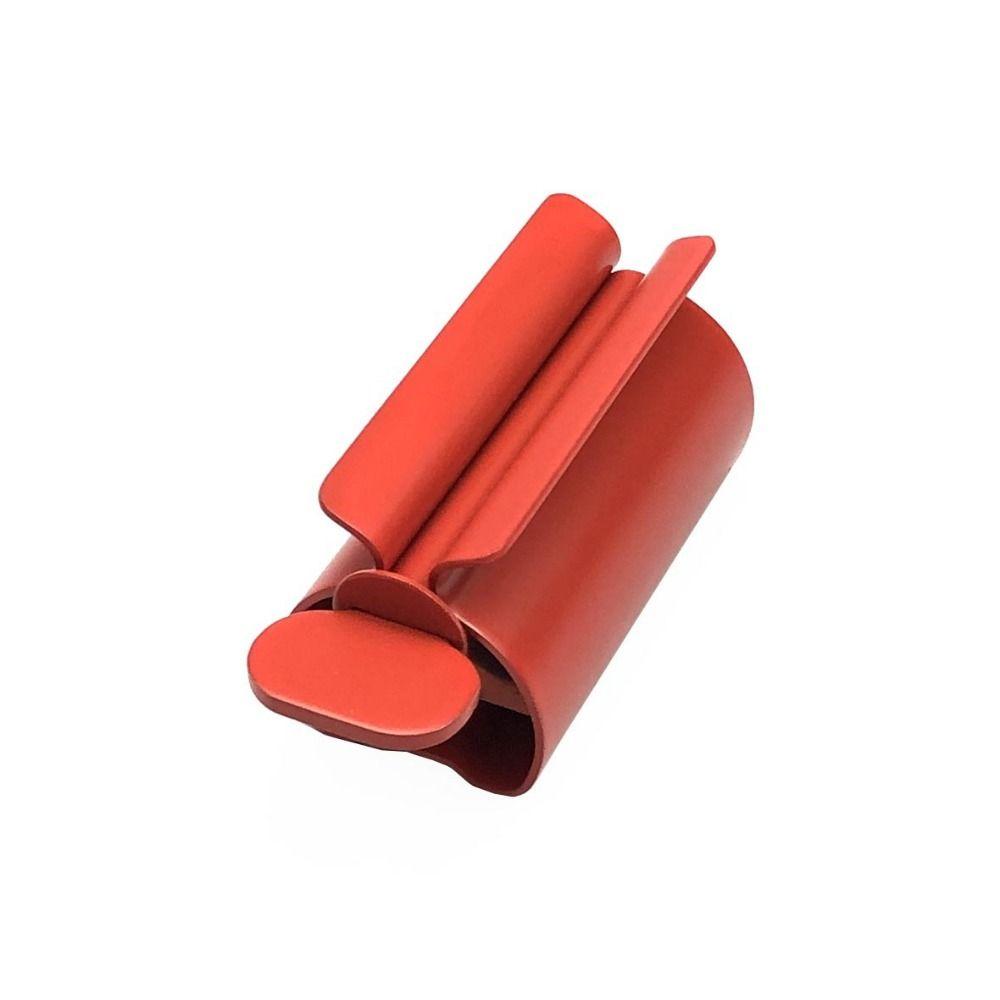 

Puts an end to Waste Toothpaste Tube Wringer Practical Seat Holder Stand Toothpaste Rollers Girl Red-Small