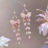 European and American Exaggerated Heavy-duty Crystal Tassel Earrings for Women, Elegant and Sophisticated Earrings, Trendy New Bestsellers
