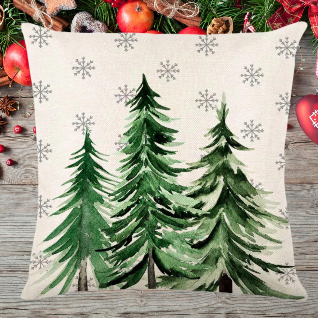 Christmas Pillowcase Set 4 Pcs Decorative 45X45 [P-Z6]