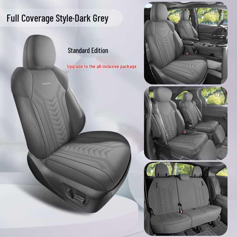 All-Season Suede Seat Covers for 2021-2026 Toyota Sienna Seats