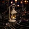 LED Candle Light for Halloween Skeleton Hand Lantern, Gothic Bone Table Lamp, USB Spooky Party Props Powered Decorative Party, Home Mantel Decor