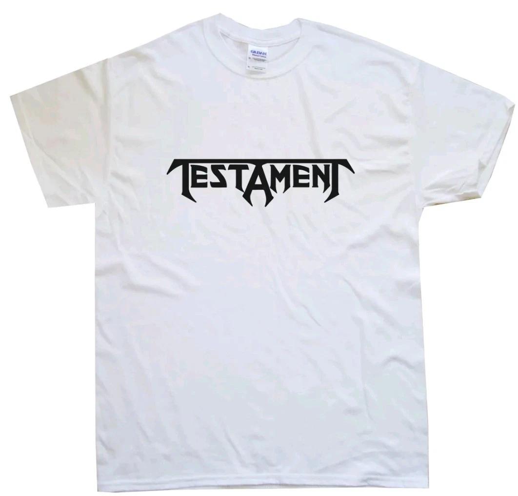 ФУТБОЛКА TESTAMENT Все размеры S M L XL XXL цвета Черный Белый L