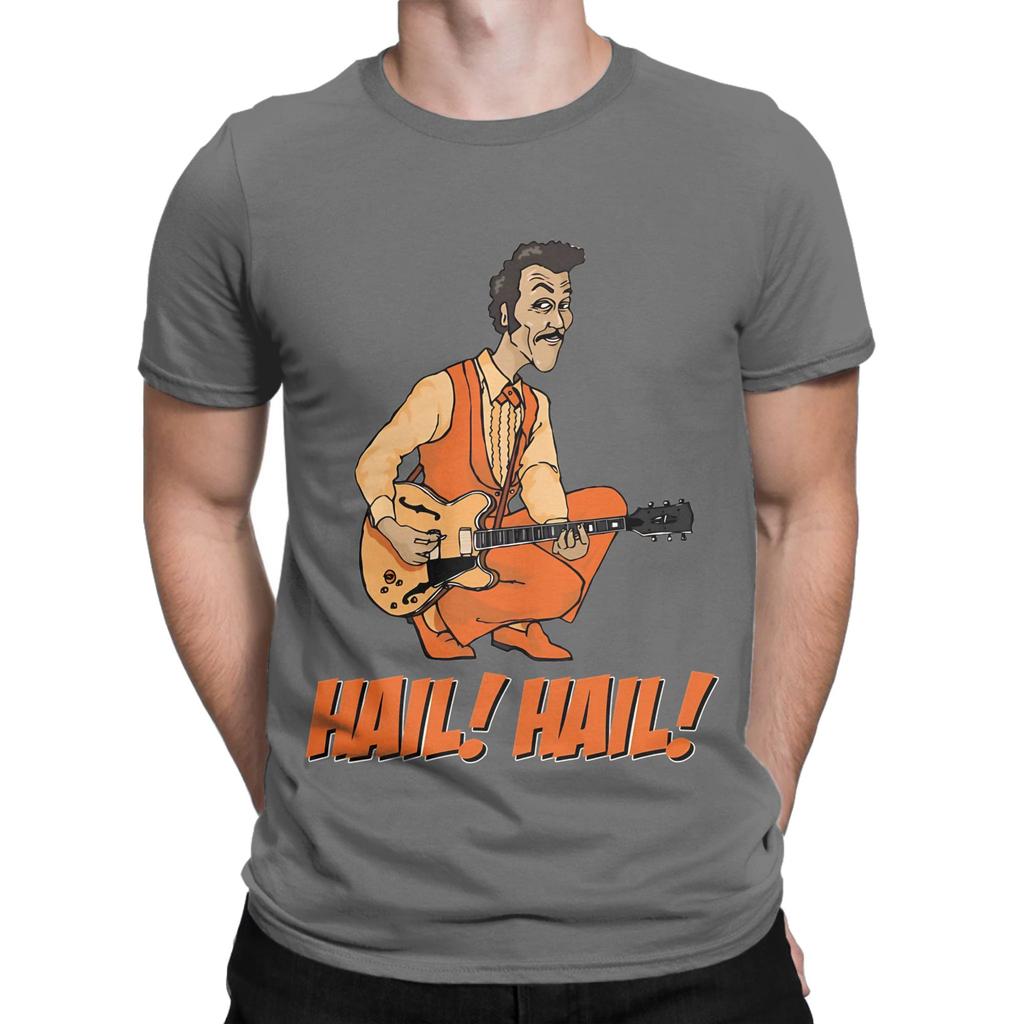 Hail Hail King Of Rock Chuck Berry Novelty 100 Cotton Tshirt Chuck Berry Tops Tees For Unisex