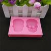 Silicone Skull Mold for Cake Decoration Flexible Non-Stick Baking Mold for Halloween Themed Edible Crafts and Candy Making