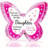 1 Butterfly Desktop Ornament, Daughter Gift Thanksgiving Christmas Gift Adult Best Christmas Gift.Friend Blessing Living Study Room Home Decoration