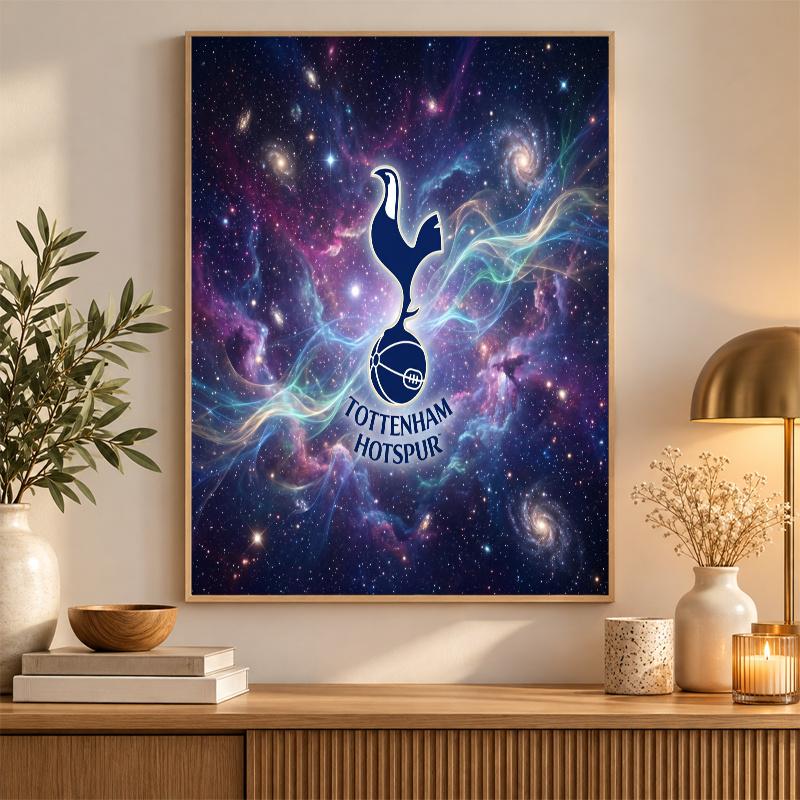 Tottenham Hotspur Diamond Painting Kit 5D Full Drill DIY Diamond Mosaic Wall Art Home Decor