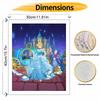 Disney Cinderella Digital Oil Painting Hand Painting Kit Diy Home Decoration Castle Pumpkin Carriage Princess Fairy Godmother