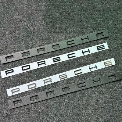 3D Metal Car Trunk Emblem Decal Letters Sticker Badge Accessories For Porsche Cayenne Panamera Macan 911 718 Taycan Boxster