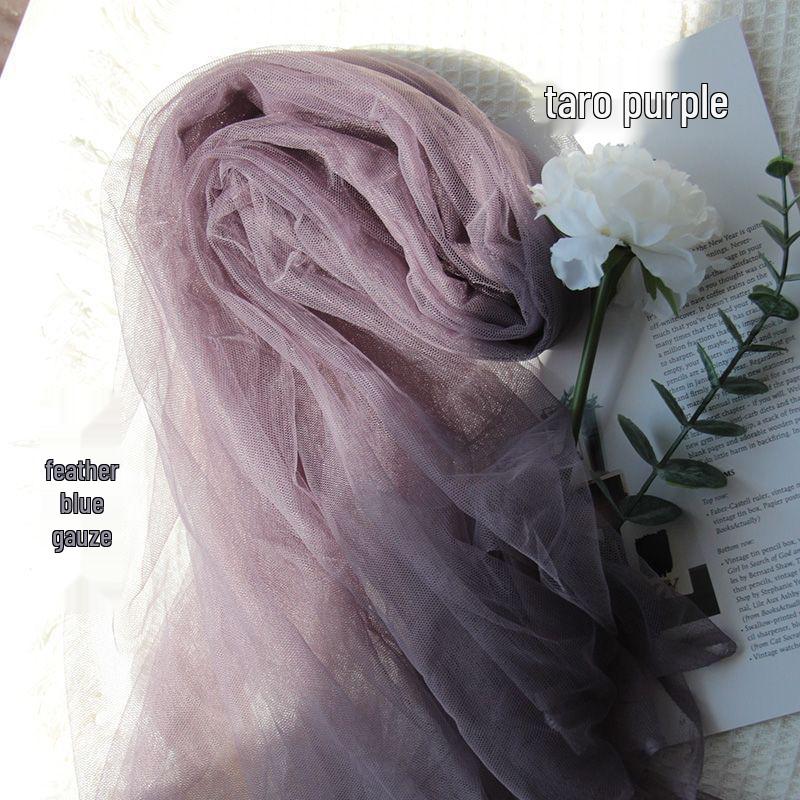 Green Tulle Lace Net Fabric for Kindergarten & Wedding - Transparent, Free Shipping