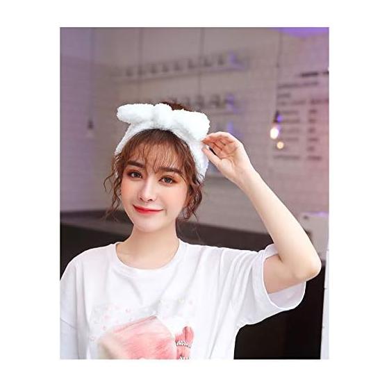 Soft Hair Band Set for Face Wash and Makeup, 2 Pcs Bath Headband