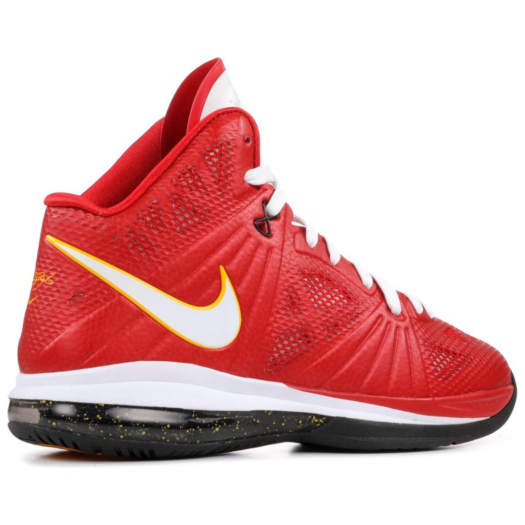 Nike Lebron 8 P.S. 'NBA Finals' (Unisex) Sport Red / White / Del Sol / Black Basketball Shoes 441946 601