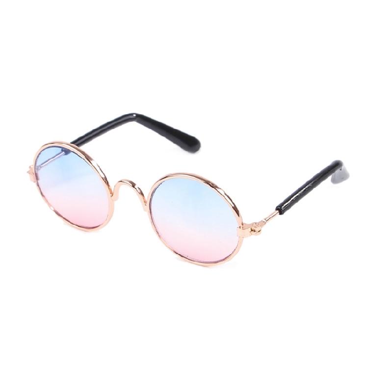 Pet Sunglasses Retro Dogs Round Sunglass Cosplays Accessory for Cats Small Dogs