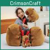 Sugar Gourd Rock Capybara Plush Toy Cartoon Stuffed Doll Kids Gift Decoration