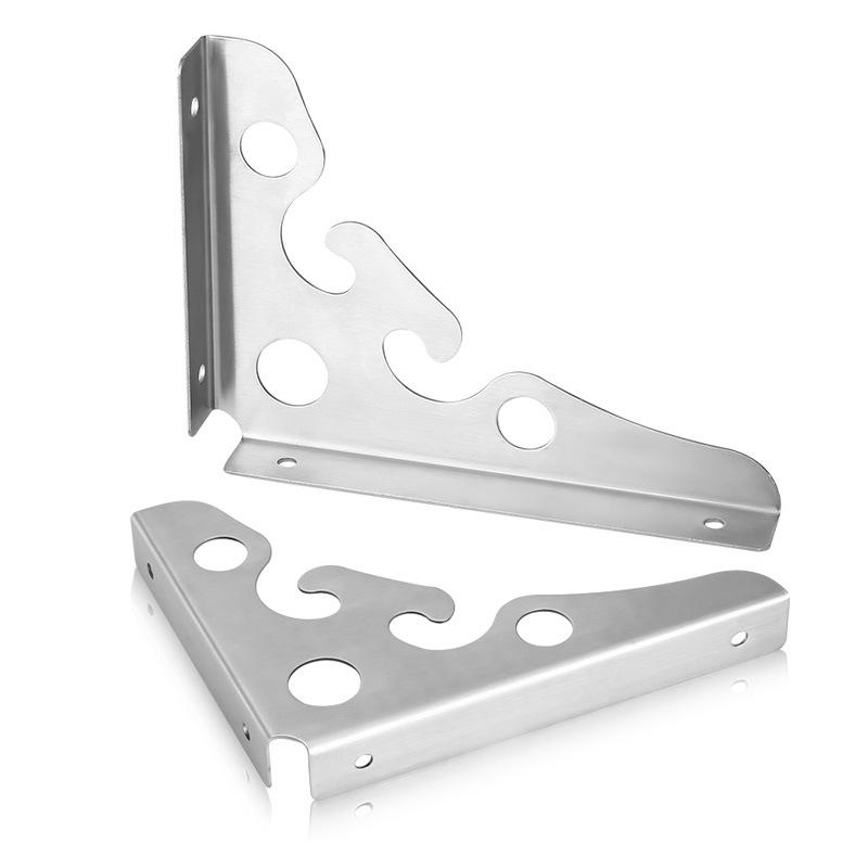 Wand-Dreieckregalhalterung: Obere und untere rechtwinklige Stütze