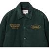 Carhartt WIP FW23 Letterman Jacket Embroidered Letter Collar Single-Breasted Loose Jacket Unisex jackets Exploration-Green I032436-1SG-XX